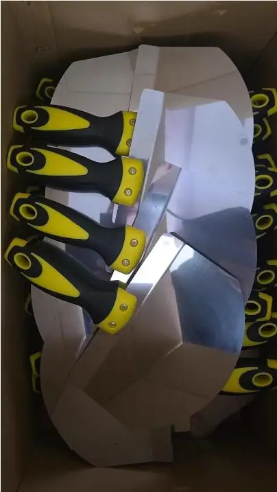 Tool Scoop Scraper Fit Round Bucket Shape for Drywall Mud Compound Stucco Coating