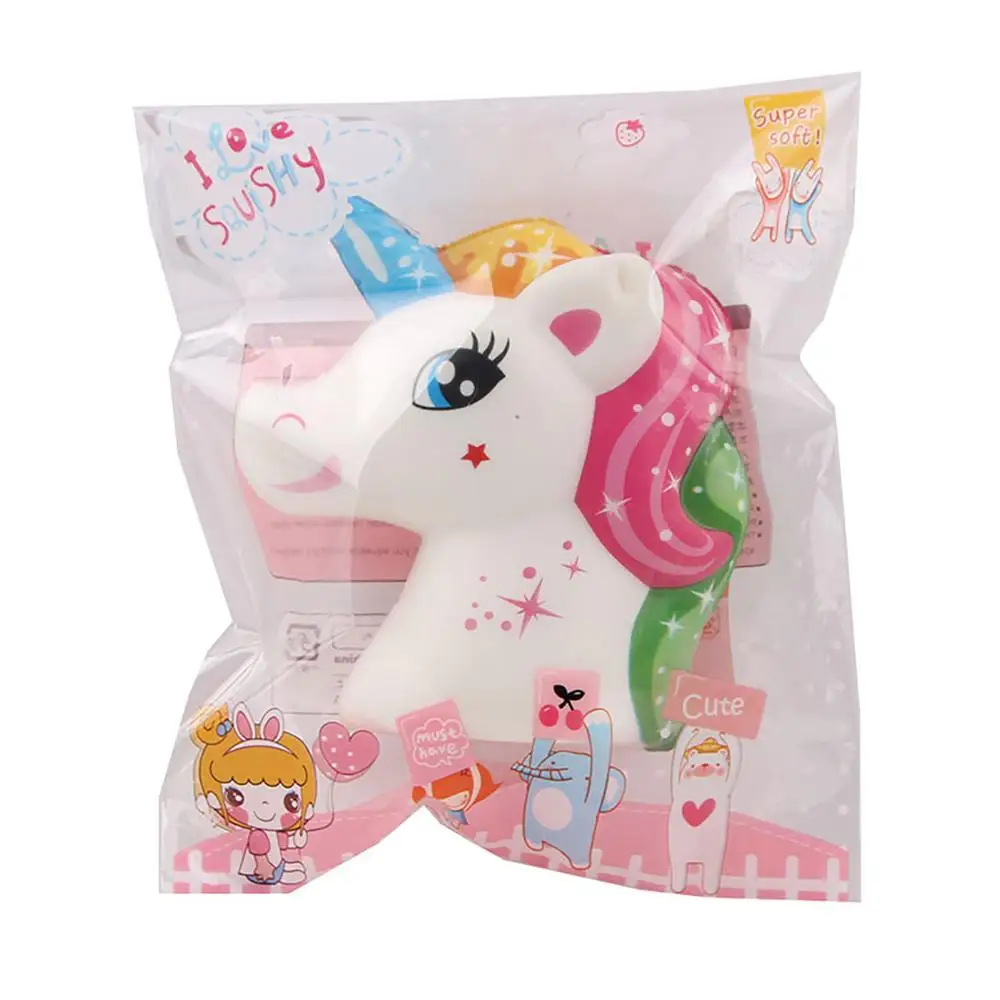 Единорог сжимаемые игрушки животные сжимаемые животные головы лошади медленно восстанавливающие форму сжимаемые полиуретановые игрушки