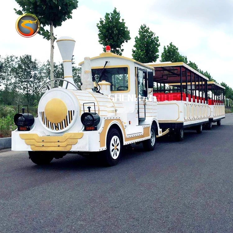 Shenlong Manufacturer Amusement Park Trackless Train for children