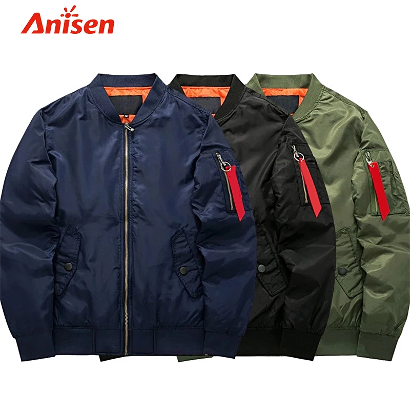 50% Discount 2020 Four Seasons Custom Logo Oem Nylon Bomber Jackets, Quilted Lining Windproof Waterproof Men Bomber Jacket