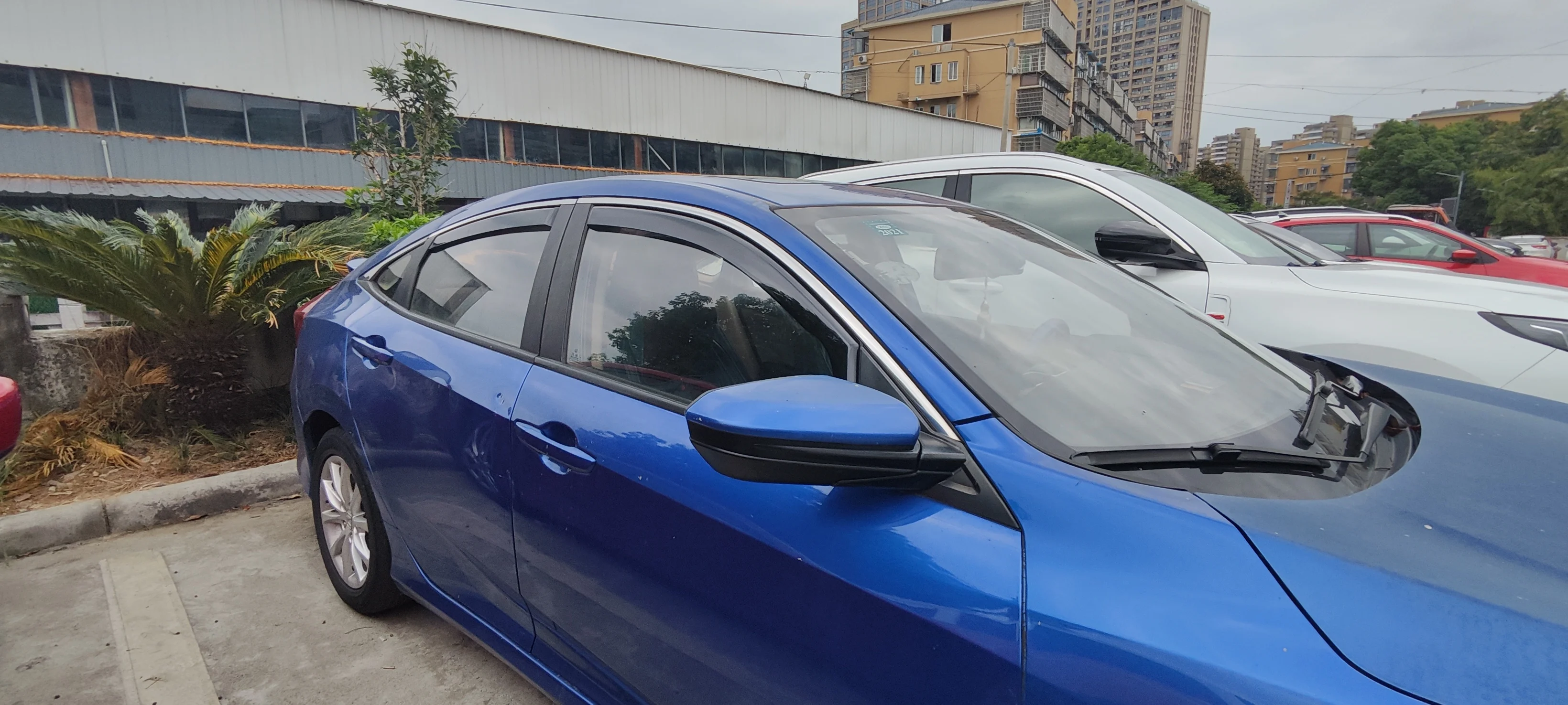 Injection In Channel Rain Guards For HONDA 2016-2020 CIVIC SEDAN 10th Generation Car Accessories Vent Visor Wind Deflectors