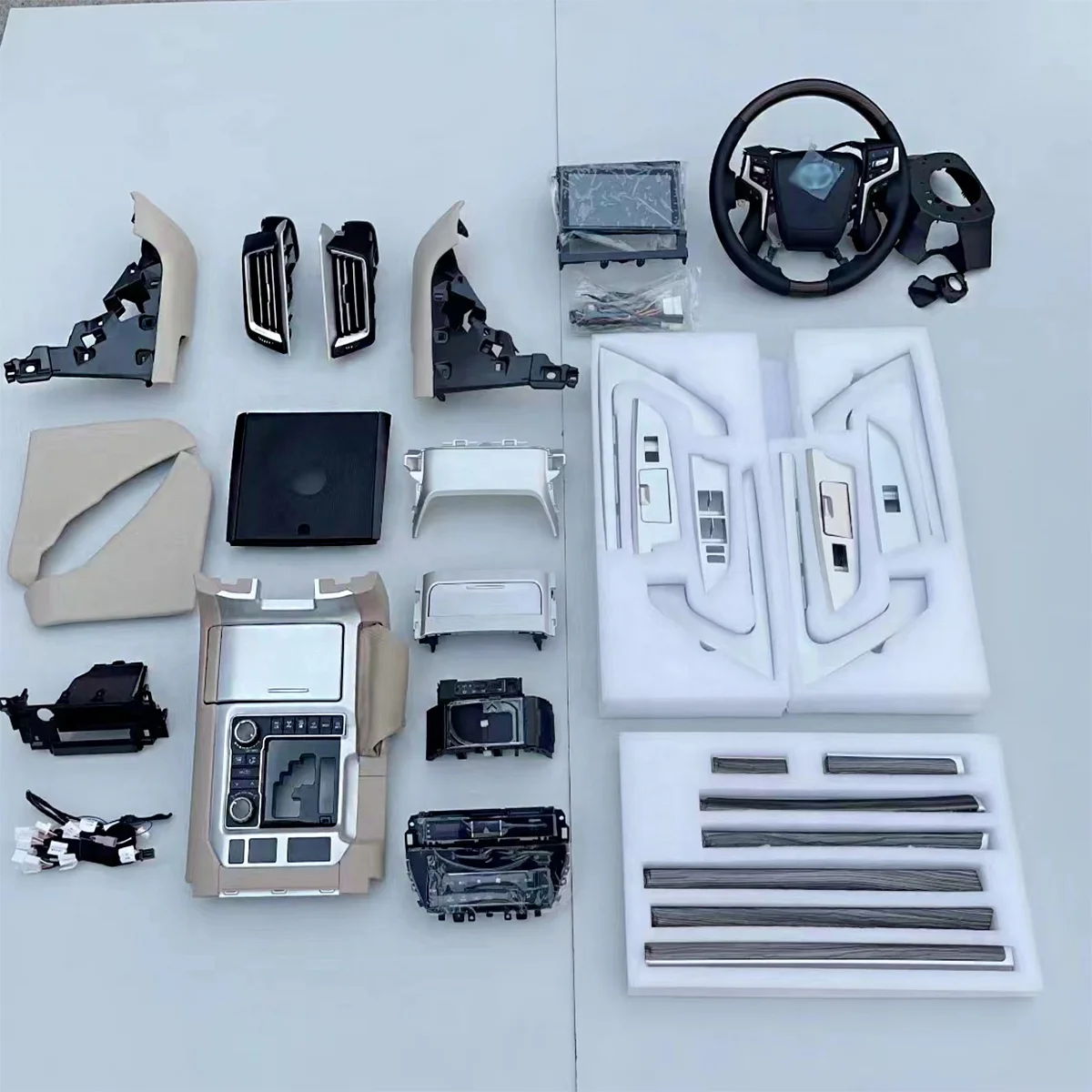 Комплект аксессуаров для интерьера LC200 комплект модернизации 2008-2015 аксессуары 2020 кондиционер на