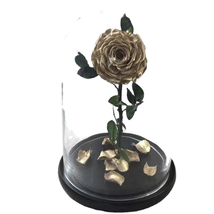 Decorative flowers or dried flowers & real roses in Gift box Factory direct supply or wholesales for Free day gifts