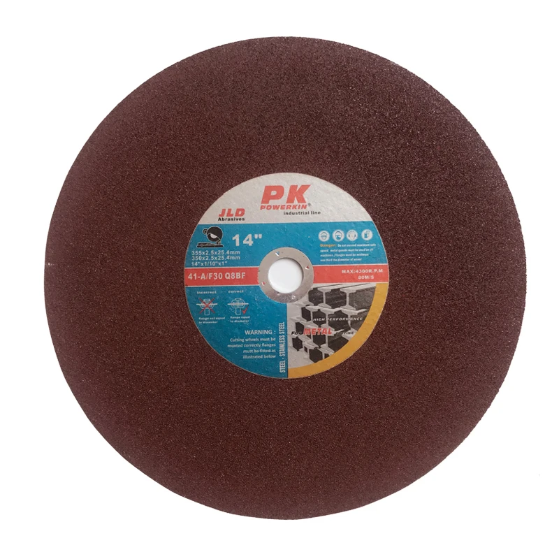 Factory Wholesale 14 Inch Double Net Cutting Disc For Cast Iron Metal and Inox Resin Bonded Abrasive Disc Cut Off Discs