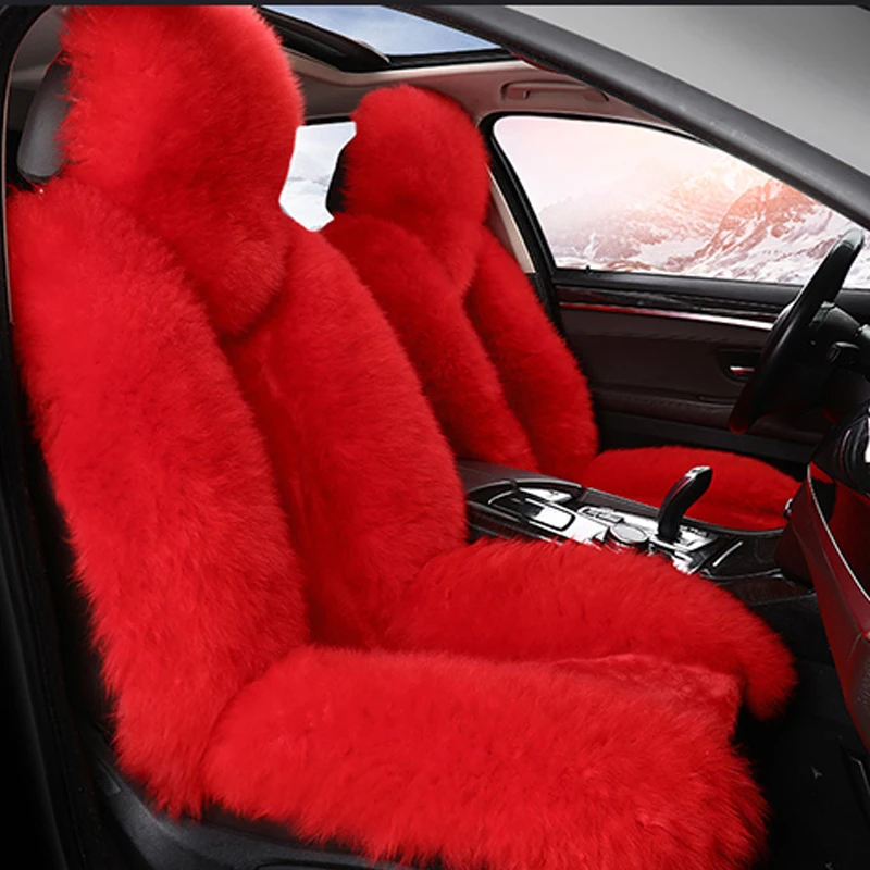 Wholesale 100% Wool Car Cushion Cover Set