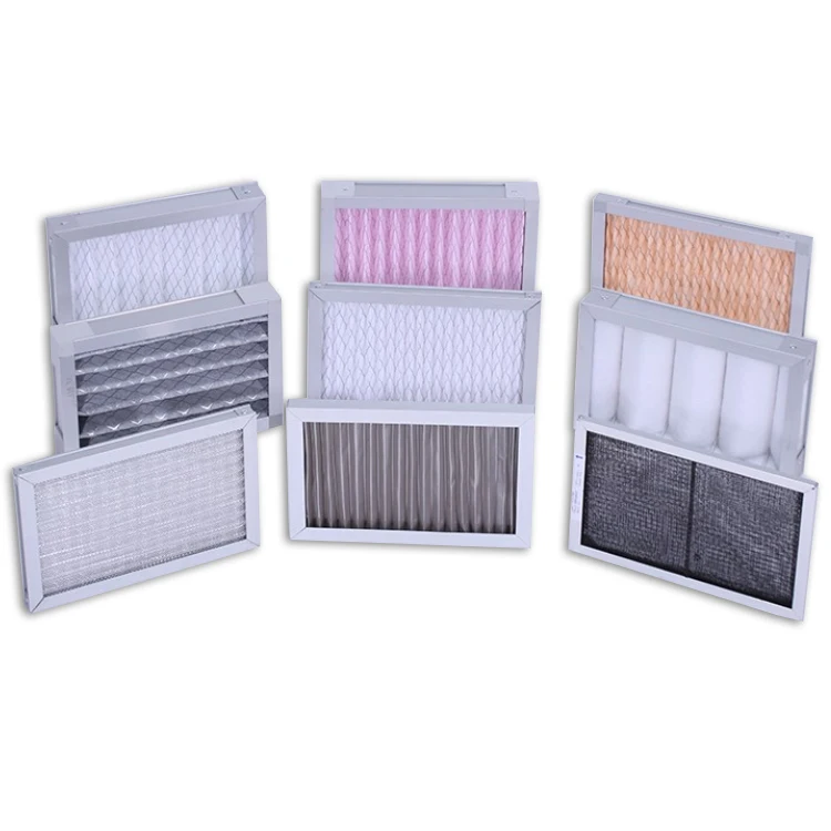 In Use G3-G5 Pre-Filtration Metal Panel Conditioning media Industrial air conditioner filter mesh Air Filter