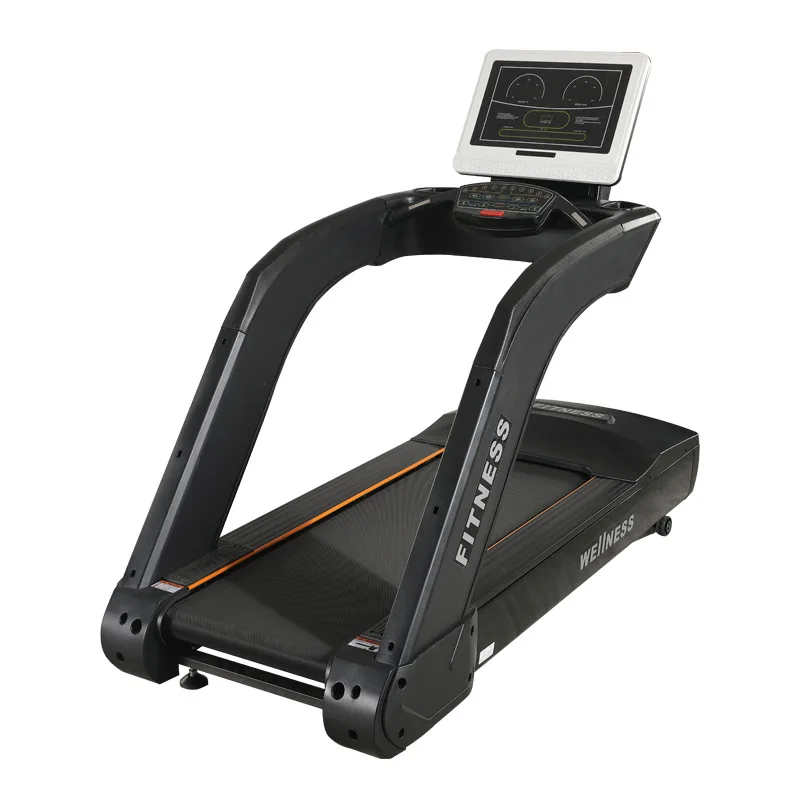 Gym Fitness Equipment Premium Touch Screen Commercial Treadmills Curved Treadmill