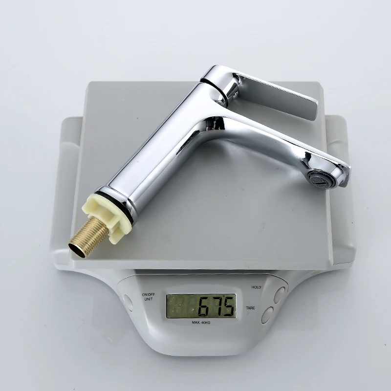 Sanitary Ware Water Mixer  Chrome Faucet Wash Hand Basin Tap  Bathroom Faucet  High Quality  Manufacture