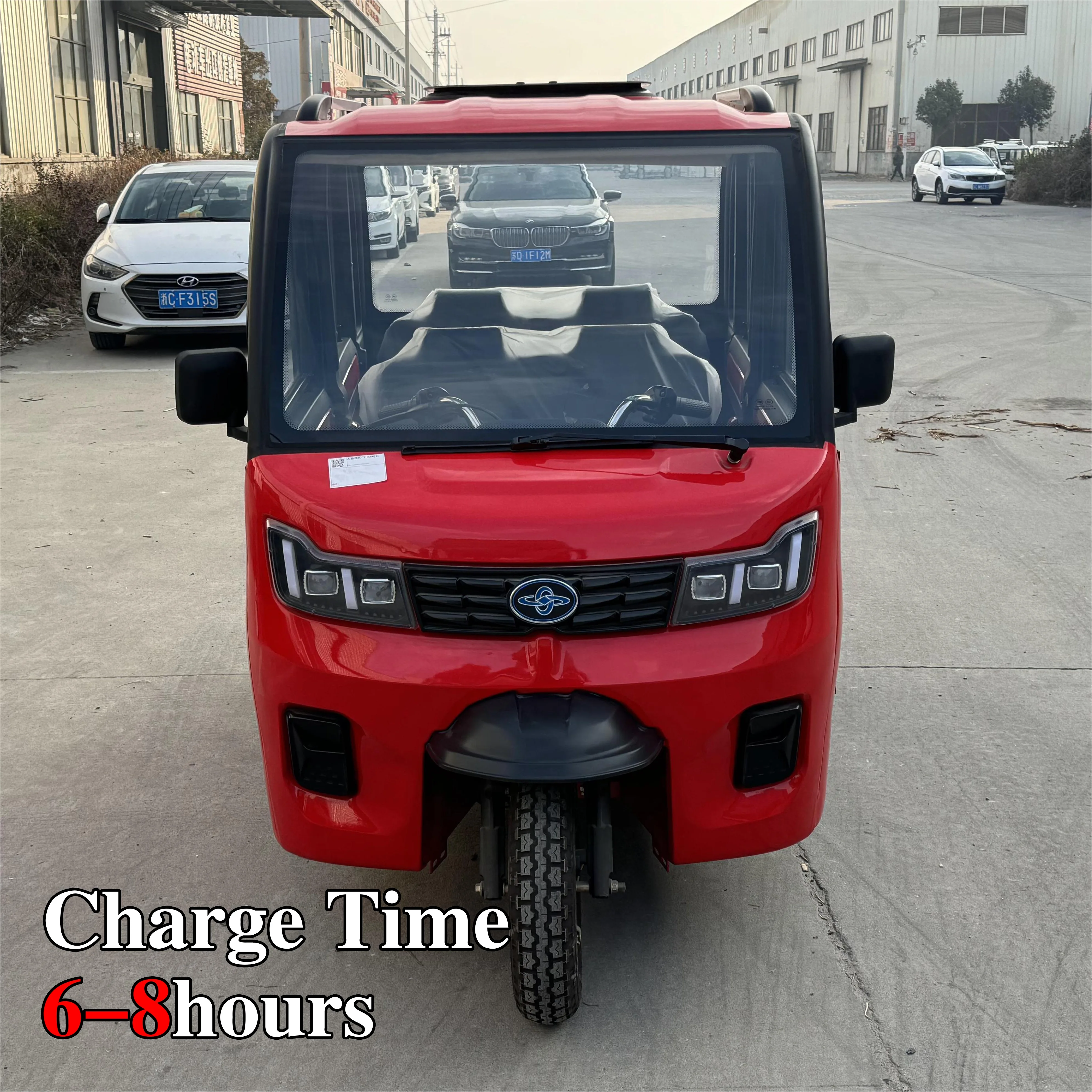 LB-ZRJS Wheel Motorcycle with Passenger Seat Taxi Tricycles Passenger Enclosed Cabin 3 Wheel Electric Scooter 60V Closed Eec