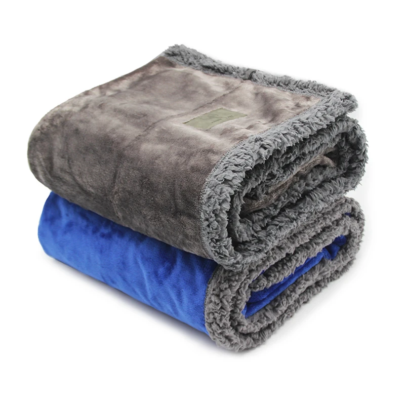 Benutzer definierte Hunde decke Wasserdichte Technologie Weiche Warm Fleece Plusch Katze Hund Haustier Decken Fur Haustier Deck