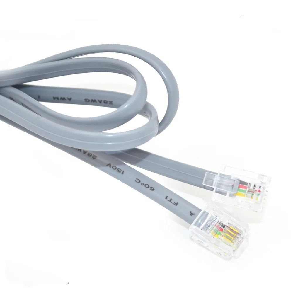 Extension Cords RJ11 4C Modular Telephone Cable