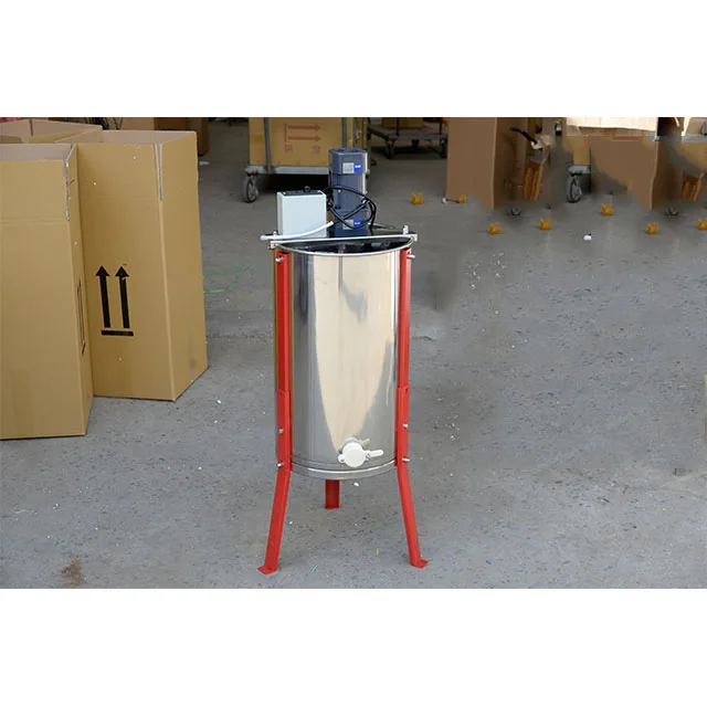 2021 High Quality 3 Frame Stainless Steel Electric Honey Centrifuge/Honey Extractor Factory