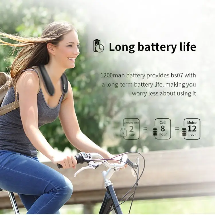 BT wireless neck speaker