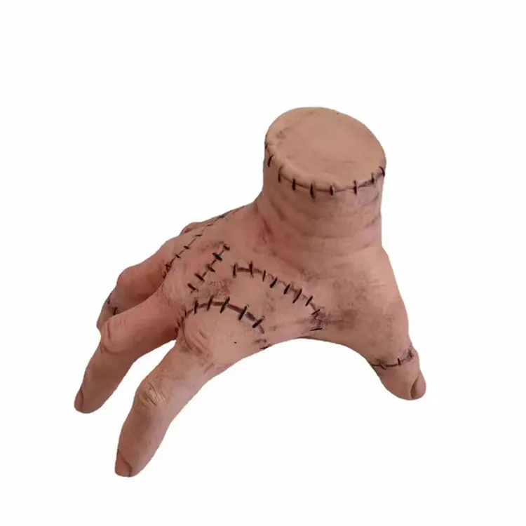 CIVI Fake Hand Cosplay Halloween Decor Scary Props Wednesday Addams Family Thing Hand Cosplay by Addams Family Fake Hand Toys