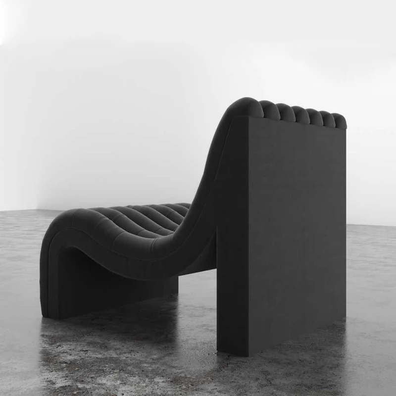 High Quality Classic Design Hotel Lobby Lounge Armchair Special Shaped Office Upholstered Fabric Chair Home Furniture Foam