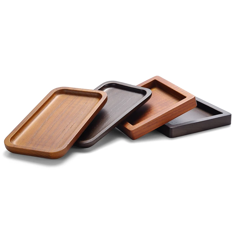 Digu solid wood jewelry display tray Ring necklace bracelet jewelry pallets watch tray jade articles storage tray