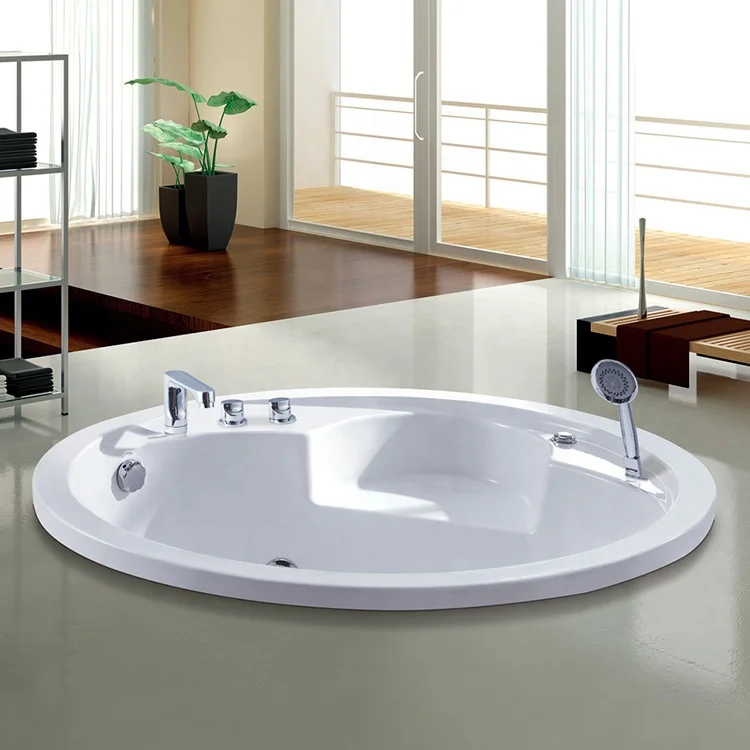Standard hot massage whirlpool bathtub size for one person