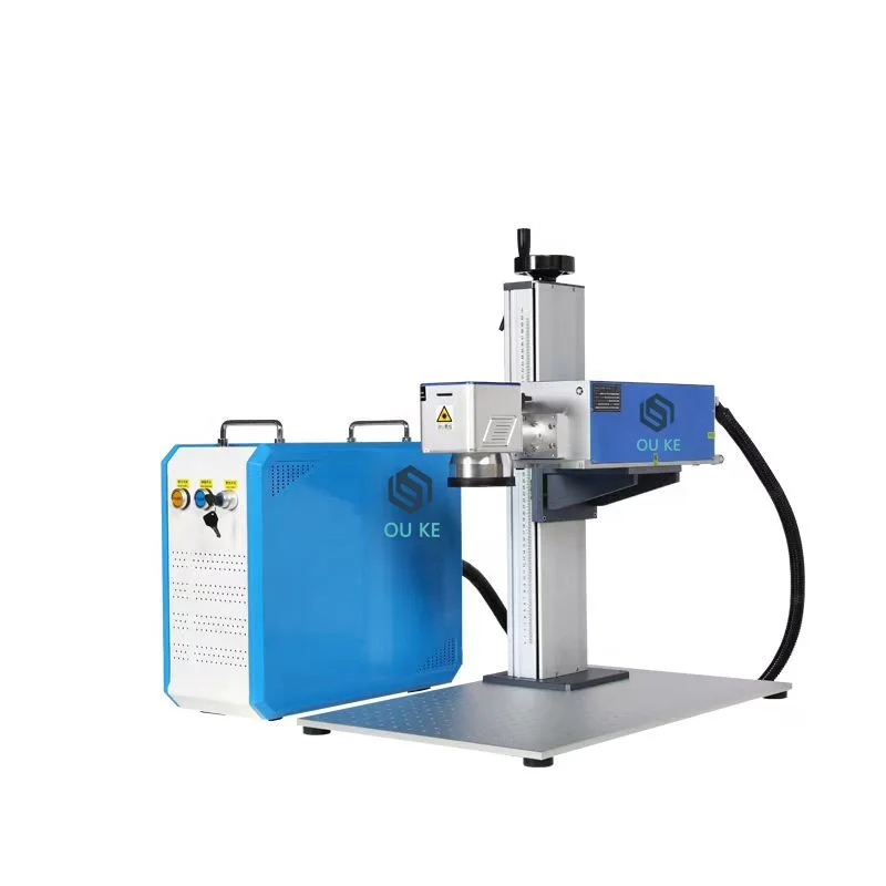 30 Watt Fiber Laser Marking Machine Fly Laser Marker For Pvc Pipe/ Plastic Pipe Batch Code Marking