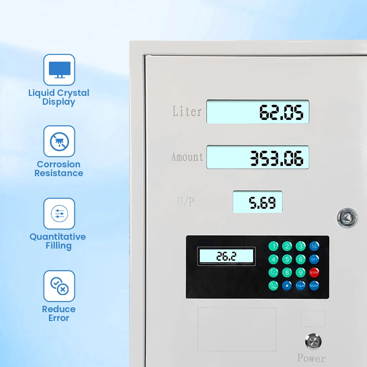 30L-40L/min diesel transfer fuel pump 12v 24v 110v 220v for gas station digital fuel dispenser pump