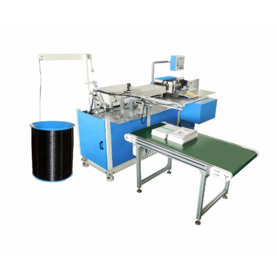 ZX-400PFB Automatic Single Spiral wire forming Binding and punching Machine