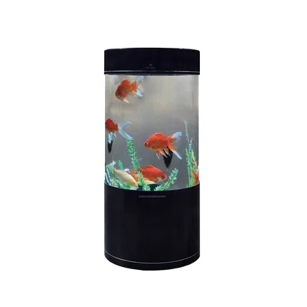 Cleair Aquatics Acrylic Aquarium Fish Tank  48/60/80 Cylinder LS-Y Series