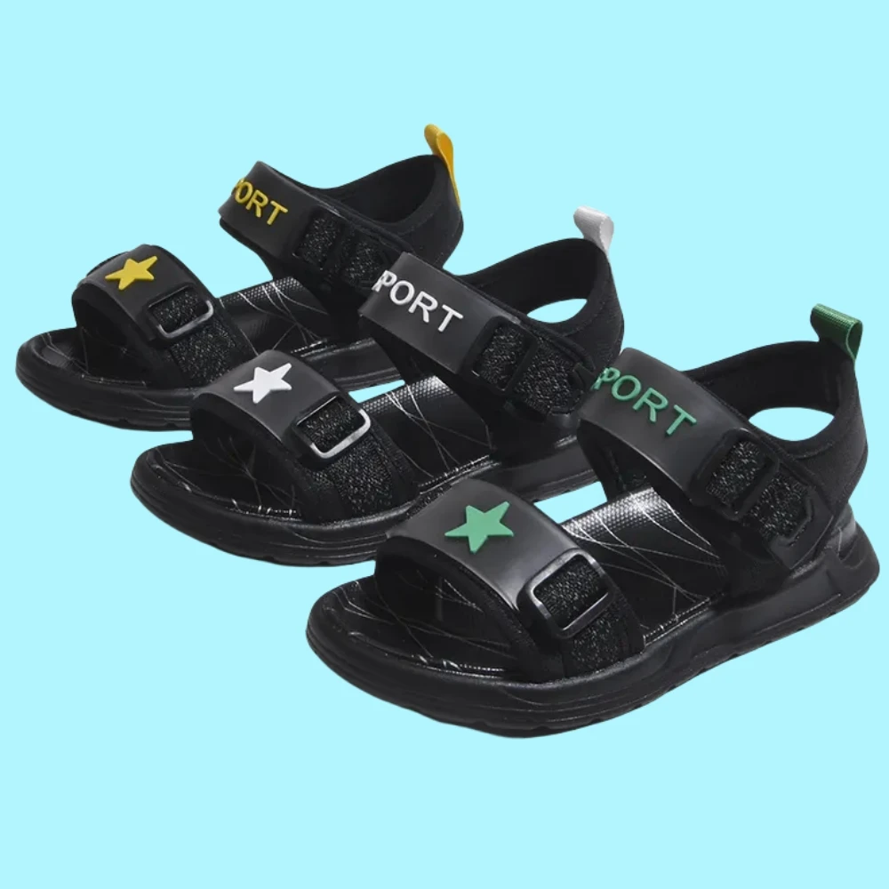 Outdoor Summer PVC Casual Shoes Boys Beach Athletic Sport Sandals Kids