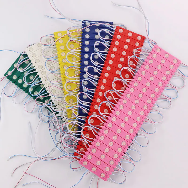 DC 12v high light 3 leds waterproof led modules 3 leds 5730 5630 injection lens module