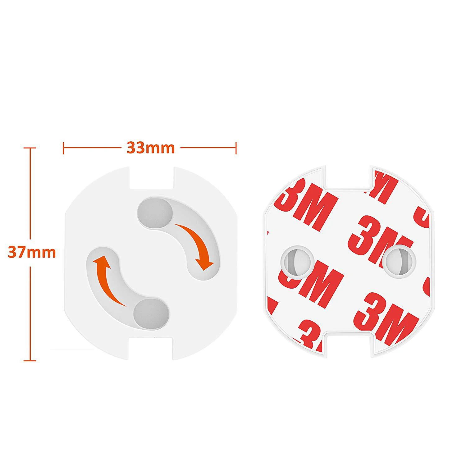Baby safety Anti-electic Electrical Safety For Socket plastic EU Standard Outlet Socket cover for Child Protection