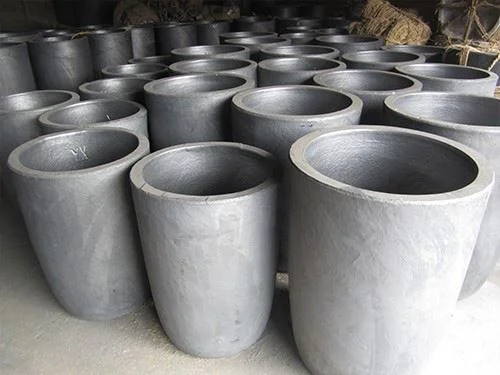 Thermal Shock Resistance Clay Graphite Container Lifespan Clay Crucible