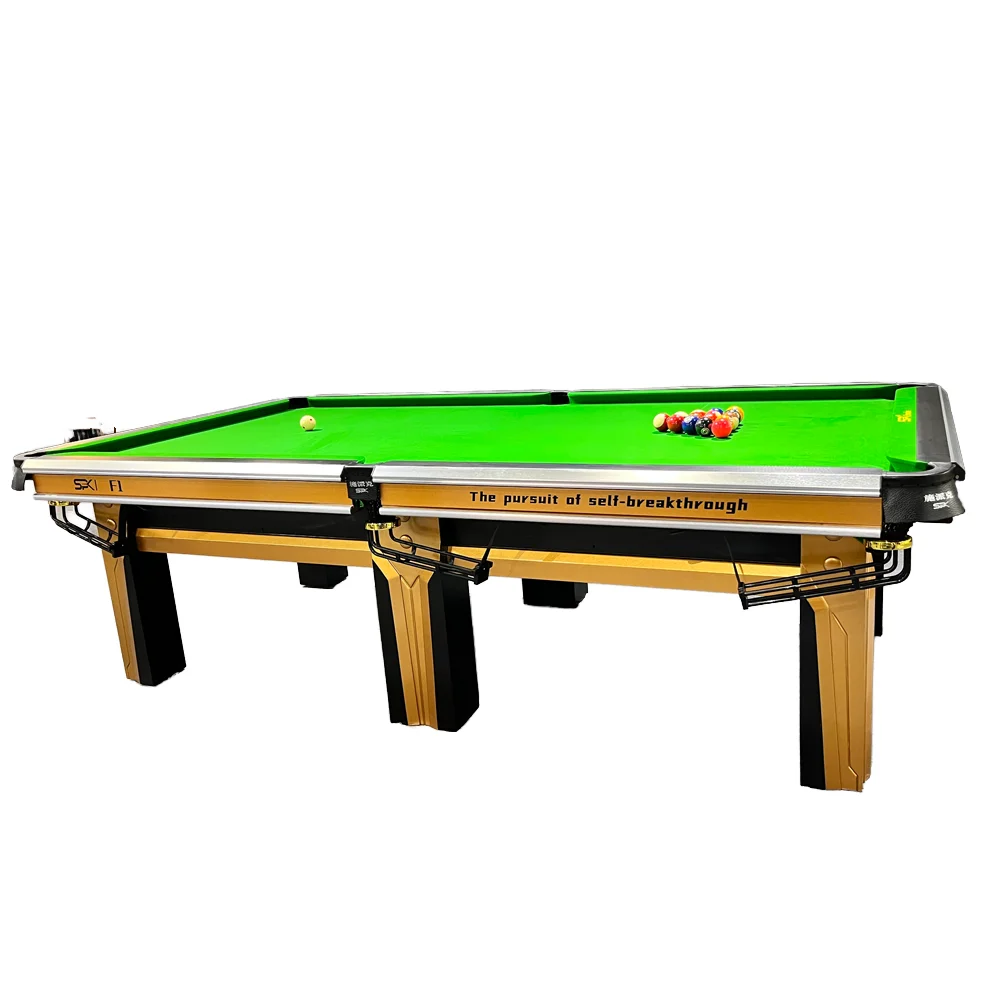 With Metal/Solid Wood Legs And Rails Luxury Pool Table 9Ft Billiards 2023 Pool Table For Business