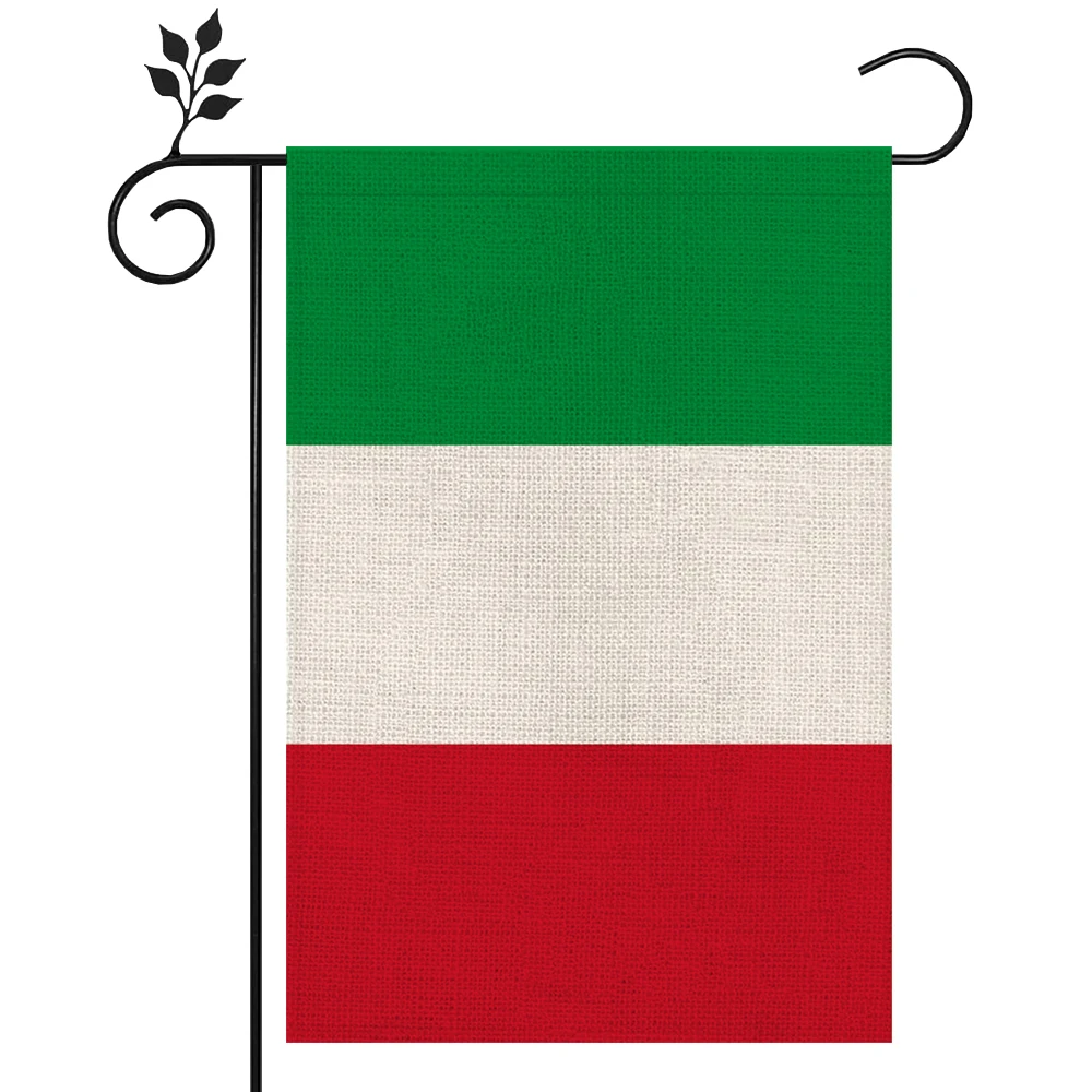 Italy Flag Outdoor High-quality Linen Material 12*18In More Styles For You To Choose From