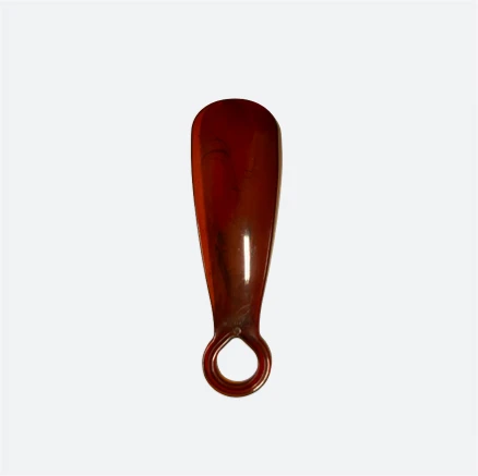 Hot-sale products black plastic shoe horm strong short shoehorn