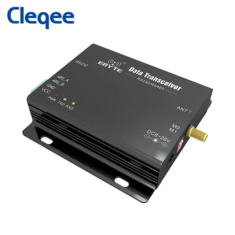 Cleqee-2 E34-DTU(2G4D20) nrf24l01 2.4GHz 100mW RS232 RS485 2km Long Range Full Duplex Wireless Receiver & Transmitter