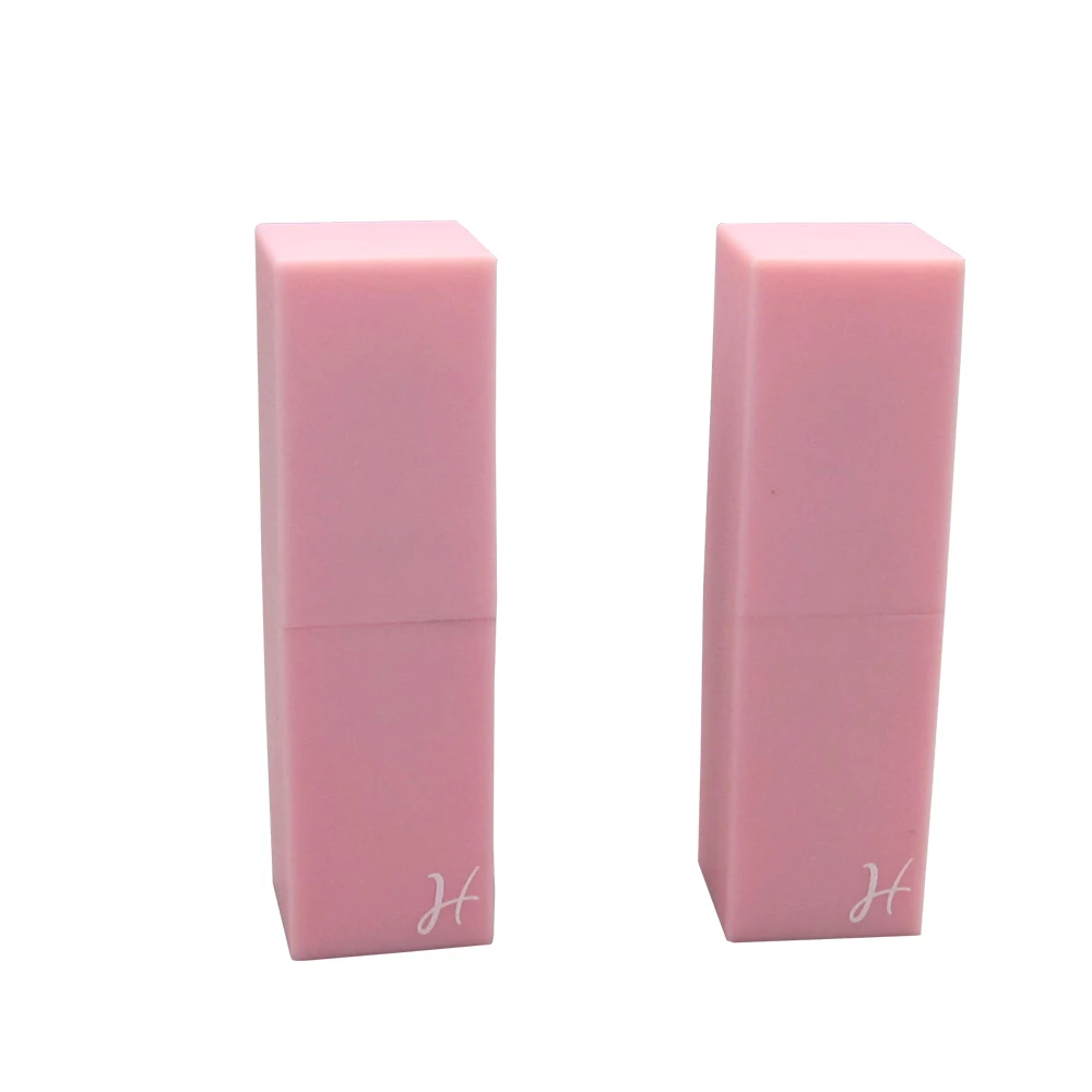 Luxury Square Cosmetic Pink Lipstick Container for Lipstick