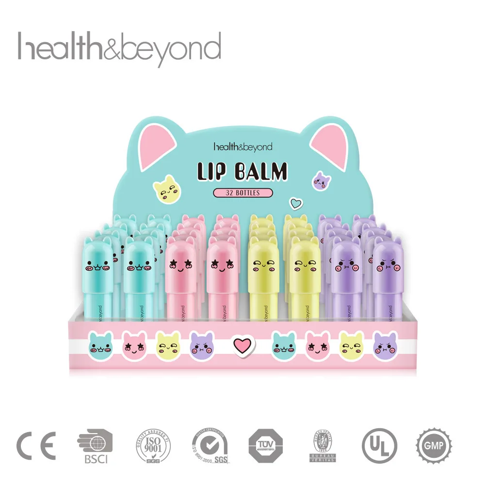 Moisturizing fruit flavors Lip scrub and balm set promotion Lip care balm