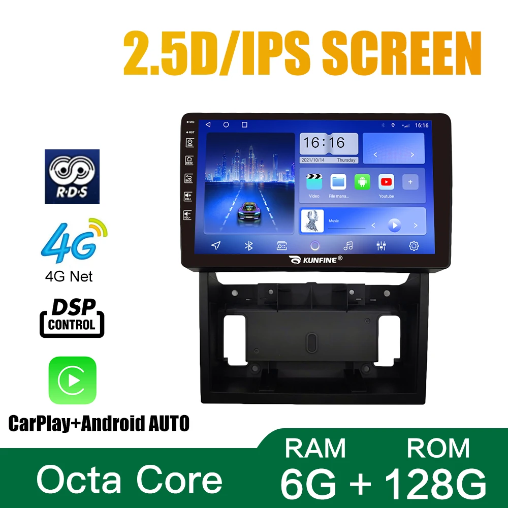 For IKCO SAMAND SOREN 9 inch Headunit Device Double 2 Din Octa-Core Quad Car Stereo GPS Navigation android car radio