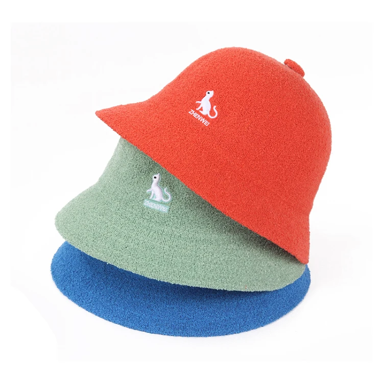 OEM Customized Summer Sun Visor Double-Sided Fisherman Hat Eimerhut Girl Bucket Hat with Embroidery Logo Wholesale Cheap Price