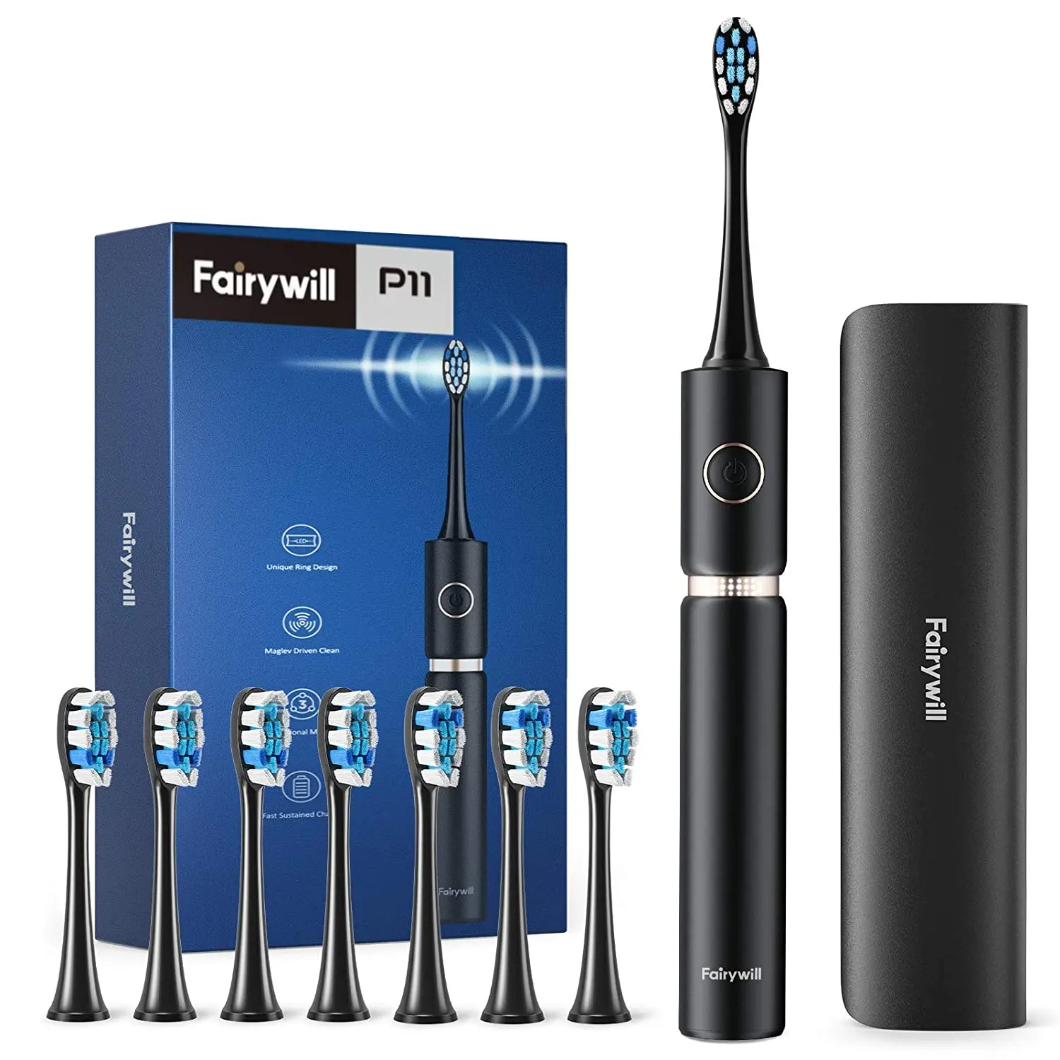  Fairywill FW P11 Fairy Will High Profit Branded Red Dot Design Award Electric Electronic Sonic Toothbrush Tooth