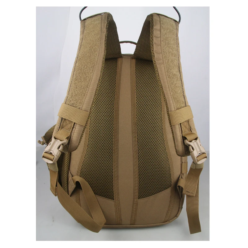 fashion large plain brown hiking travel tactical outdoor waterproof 600D nylon notebook laptop computer backpacks for men women