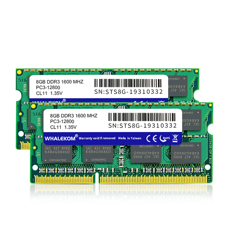 Ноутбук WHALEKOM DDR3 DDR 3 RAM память 1 35 в 8 Гб 1333 МГц
