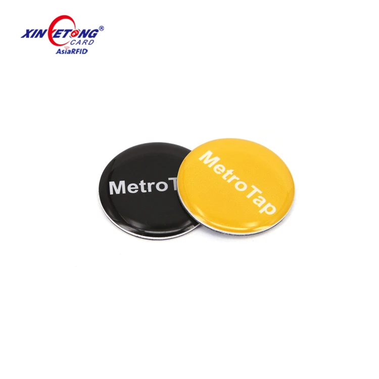 Social Media Adhesive NFC Tag Sticker Customize Logo Mobile phone stickers RFID NFC Tag for Facebook Tiktok Instagram