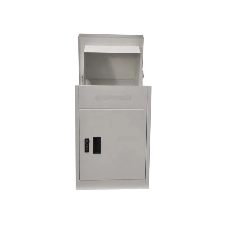 Logo Size Custom Wall Mounted Mailboxes Safe Postbox Metal Keter Parcel Drop Box With Letter Slot