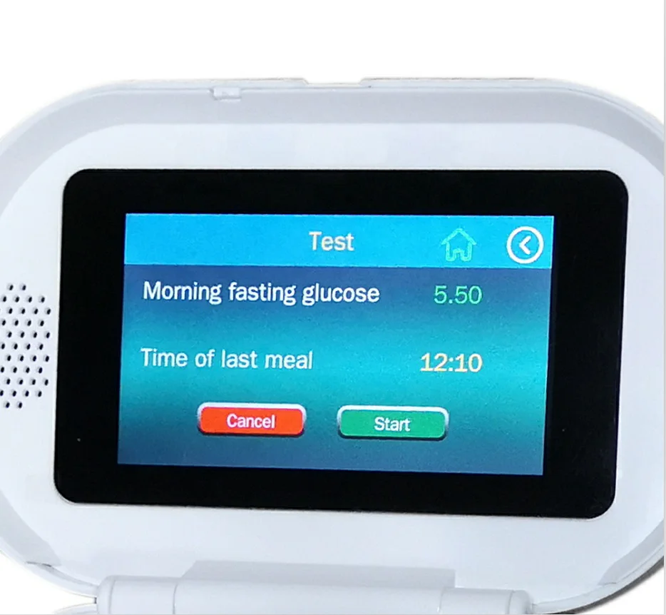 
Non Invasive glucose test device 