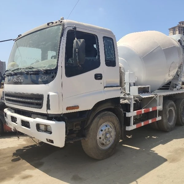 Хорошее состояние, низкая цена, б/у ISUZU-Бетономешалка, Япония, распродажа