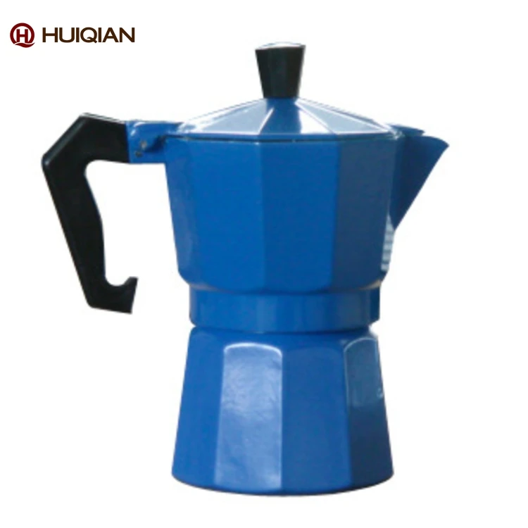 High quality 3 cup portable aluminum italian espresso coffee maker