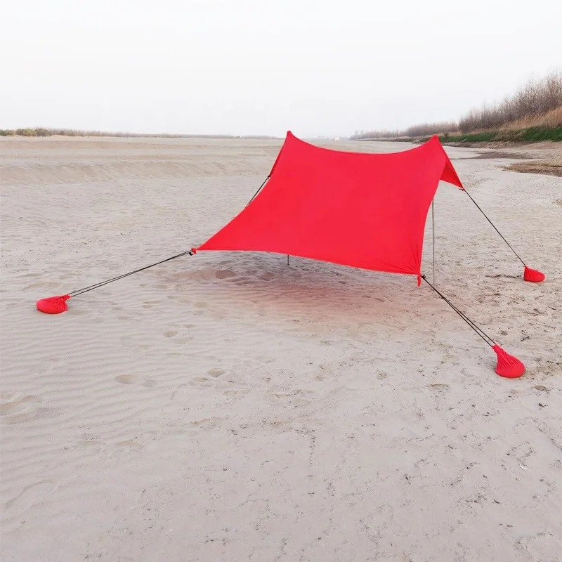 Factory direct LK Fabric Portable sun shelter  With Sand Anchor  Outdoor Camping Summer Beach  sun shade Tent