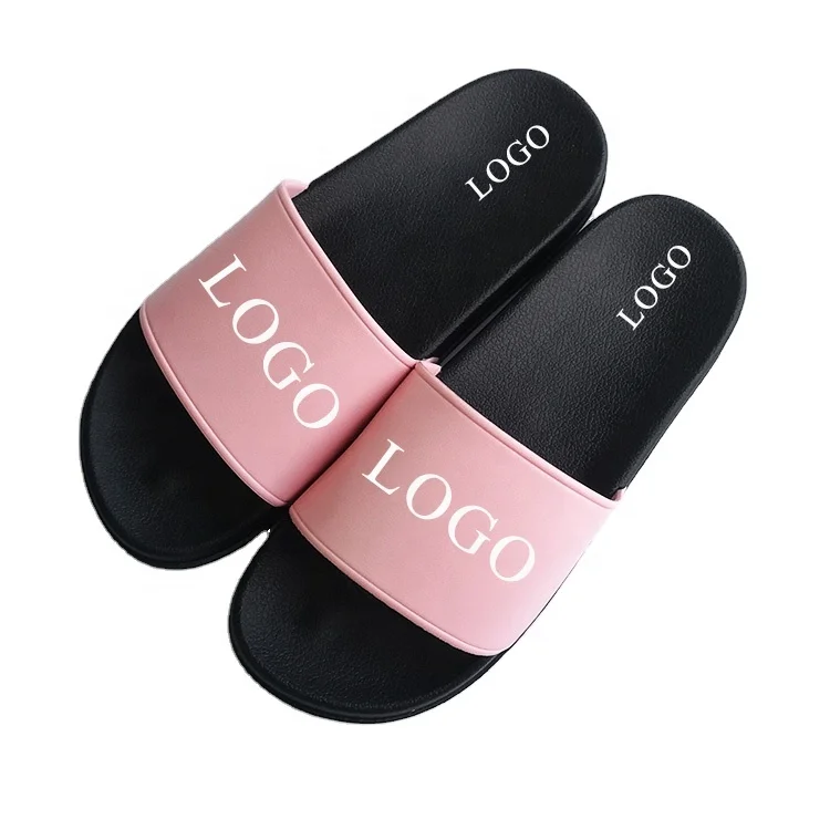 Unisex Slides Slippers Summer Waterproof Footwear and Slippers PVC Non-slip Sandals for Men and Women Blank ODM Solid Printed