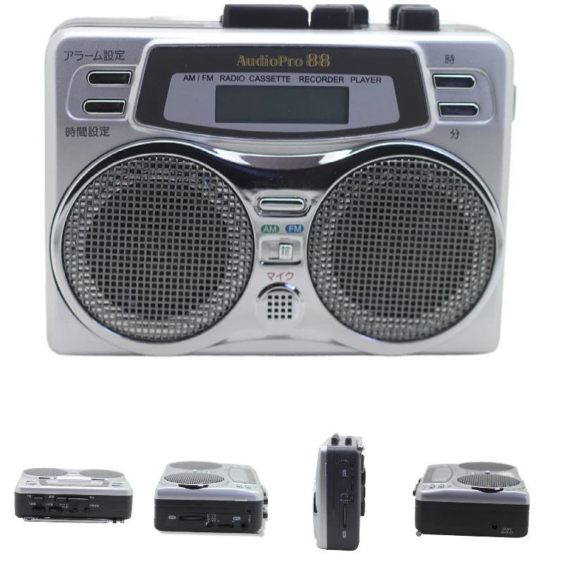 China High Quality Hot Selling Vintage Cassette Recorder Player Am Fm Usb Portable Recorder Radio Walkman