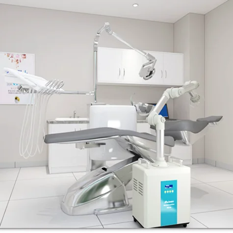 Высокая мощность, низкий уровень шума, 3 слоя UVC лампа стоматологическая внешний полости рта аэрозоль система всасывания