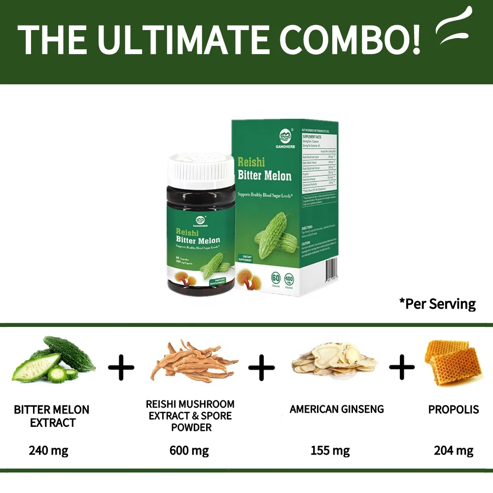 Best Herbal Supplement Bitter Melon Capsule